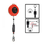 RETRACTABLE FALL ARRESTER WITH SHOCK ABSORBER 10MTR COBRA 3137-CAMP