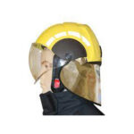 HELMET FOR FIREMAN OUTFIT WITH VISOR & NECK PROTECTION "SOLAS - MED"