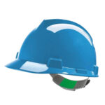 HELMET WITH STAZ-ON V-GARD MSA